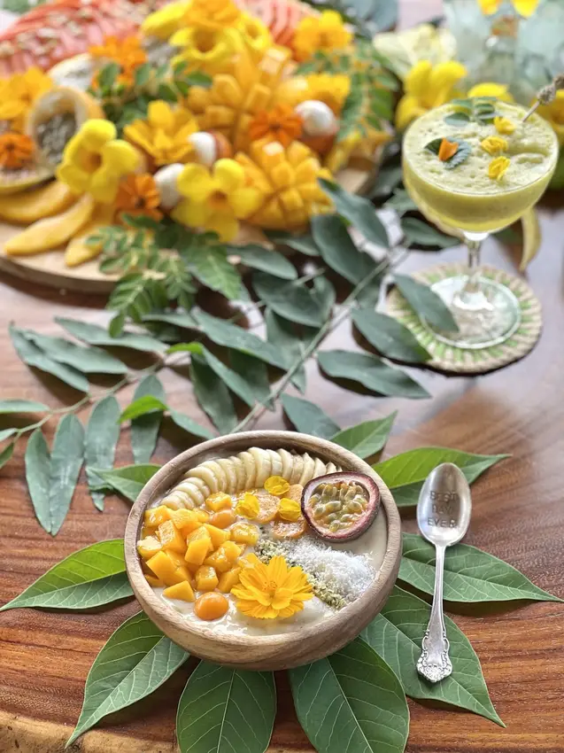 Whole-food plant-based cuisine and garden harvests