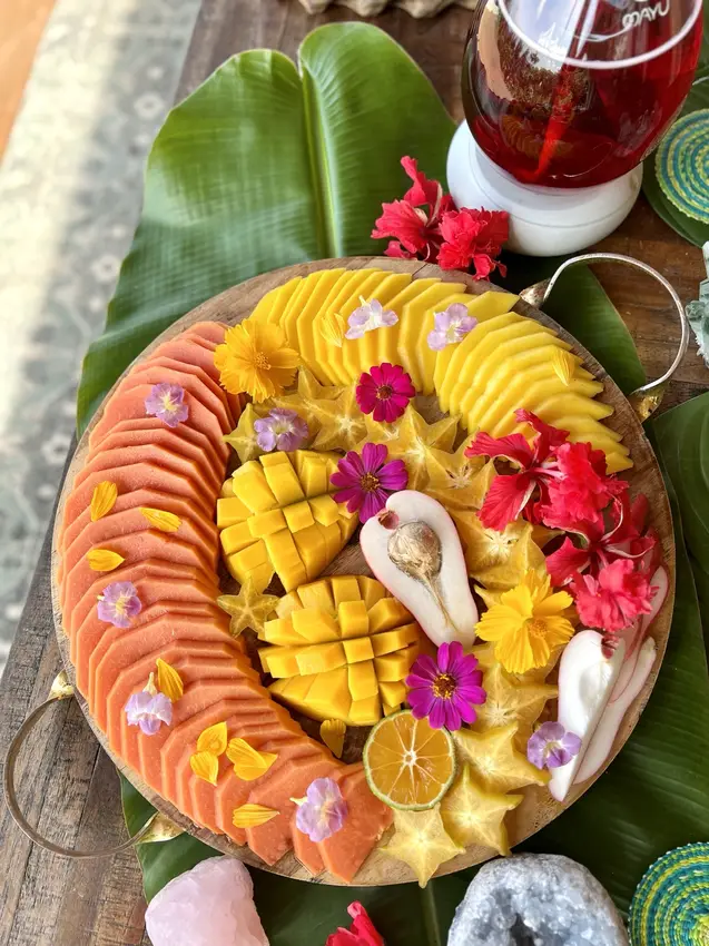 Whole-food plant-based cuisine and garden harvests