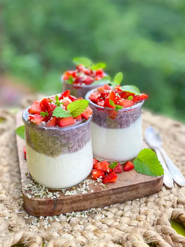 Whole-food plant-based cuisine and garden harvests