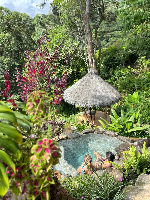 Green Door Rainforest Spa, sauna, waterfall rituals, sound healing and treatments