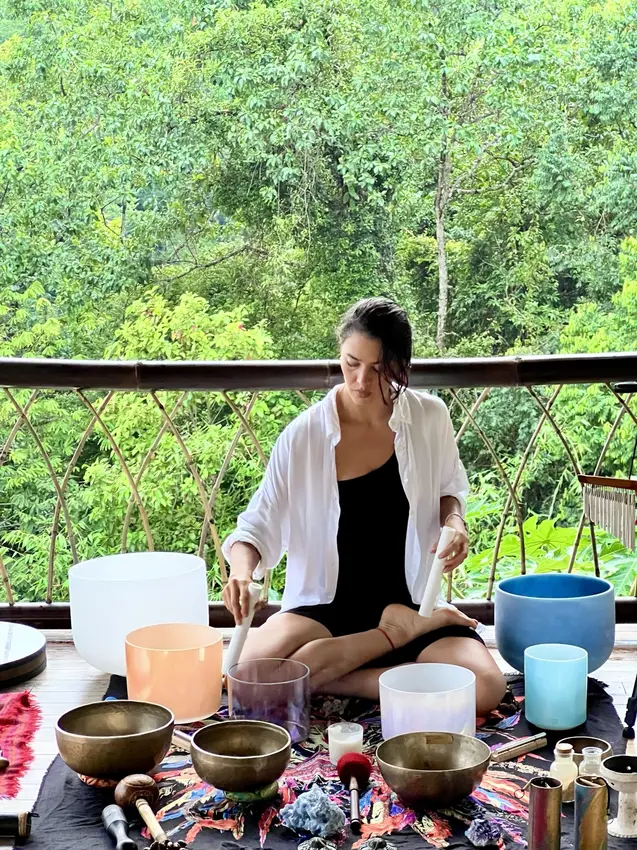 Green Door Rainforest Spa, sauna, waterfall rituals, sound healing and treatments